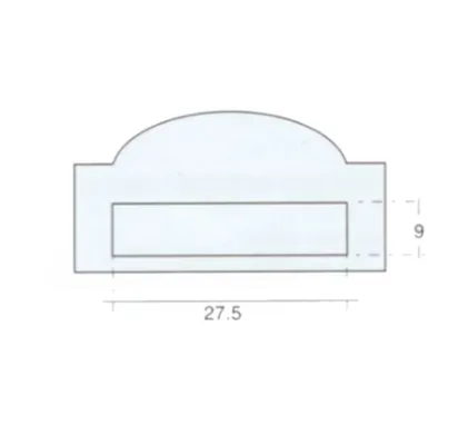A3 Front Face Letterplate