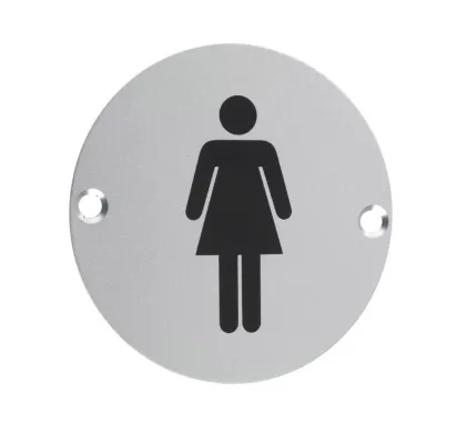 Female 76mm Circular Sign SAA