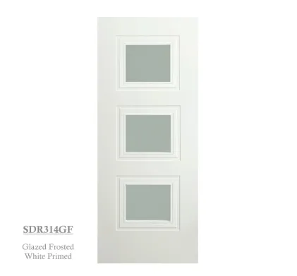 Bergerac 3P Premium Primed White - Glazed Frosted