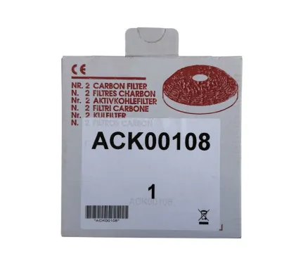 Pack of 2 Replacement Charcoal filter for Extractor hood - 127mm