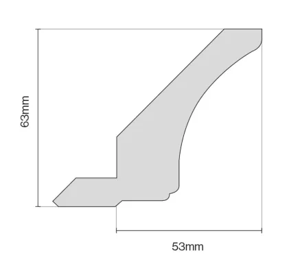 Classic Cornice 3050mm (To suit SERICA Doors)