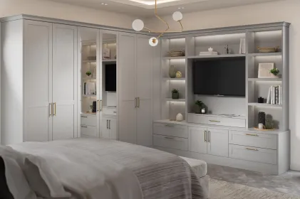 Legno Light Grey Harlem 5 Piece MTM Door - Bedroom