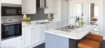 Calacatta Marble Gloss Mica Post Form Worktop