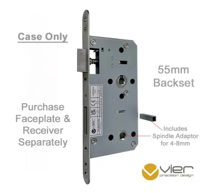 Vier **CASE ONLY** Din Bathroom PZ78 - 55mm Backset
