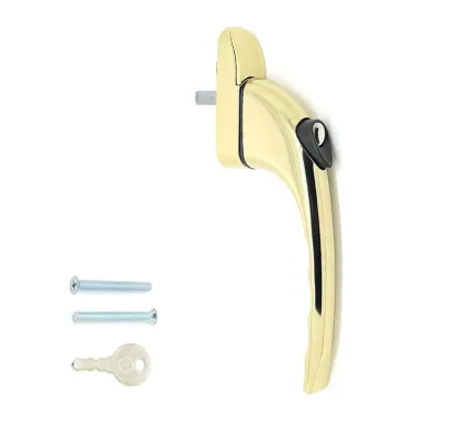 15mm Inline Espag Window handle Gold