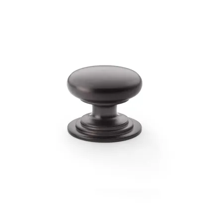 38mm Alexander and Wilks Waltz Cupboard Knob - Dark Bronze