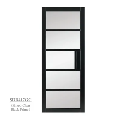 Mayfair Belgravia Premium Primed Black - Clear Glazed