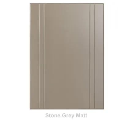 18mm Vinyl Door/Drawer Front - Stone Grey Matt