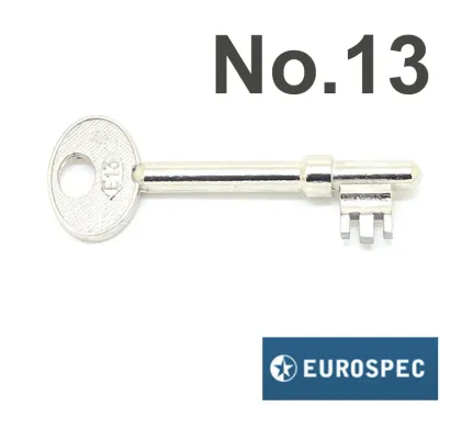 No.13 EuroSpec 2 Lever Sashlock Key - Spare Keys for E&S Locks