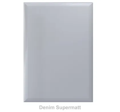 18mm Vinyl Wrapped Door/Drawer Front - Denim Supermatt