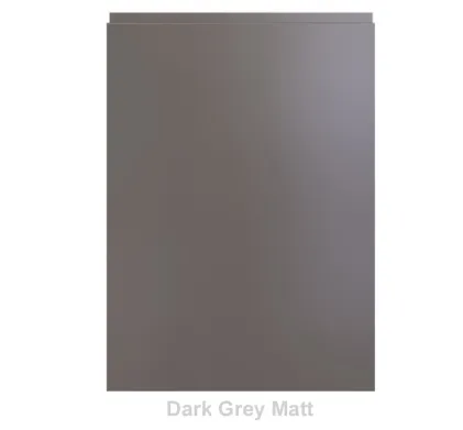 22mm Handless Vinyl Door/Drawer Front - Dark Grey Matt
