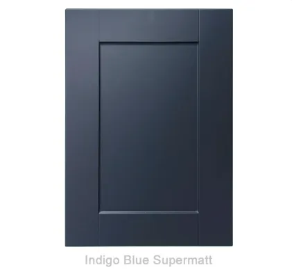 18mm Vinyl Door/Drawer Front - Indigo Blue Supermatt
