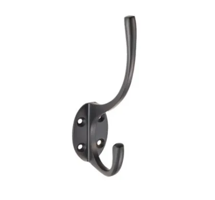 Carlisle Brass Victorian Hat & Coat Hook Matt Black