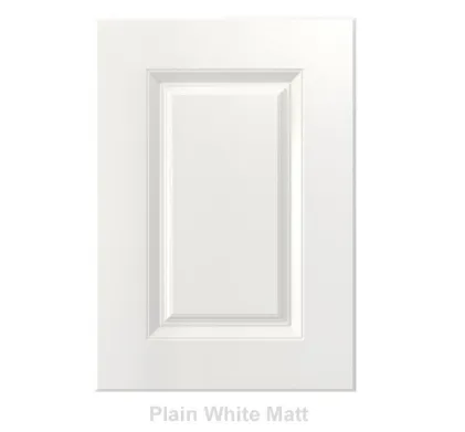 18mm Vinyl Door/Drawer Front - Plain White Matt