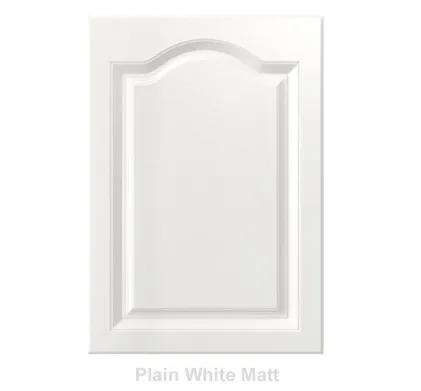 18mm Vinyl Door/Drawer Front - Plain White Matt