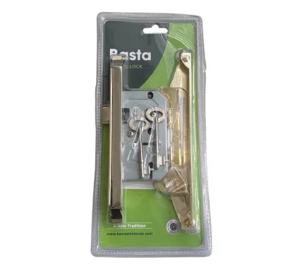 2&frac12;" Basta Rebated Sashlock 63mm Polished Brass