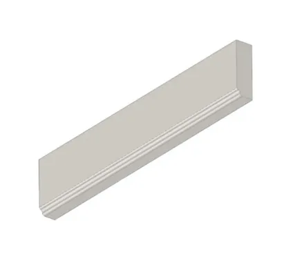 Tippo Shaker Pelmet - Light Grey Supermatt - 3660 x 60mm