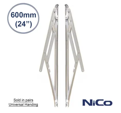 24" (600mm) Standard Top Hung Window Hinges