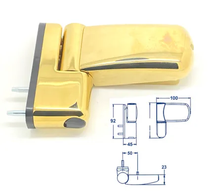Mila iDeal Flag Hinge UPVC or Rebated Timber - Gold