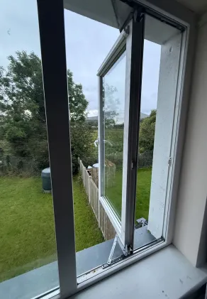 Pair of Egress Easy Clean Side Hung Window Hinges 13mm