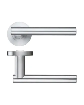 Lucca Lever on Rose Door Handles Zoo Hardware - SC