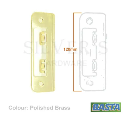 Basta Spare Receiver to suit Locks Polished Brass