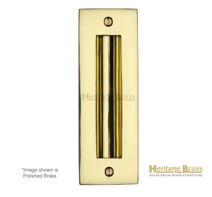 Heritage Brass Flush-Pull Handle 152mm x 51mm - Polished Brass