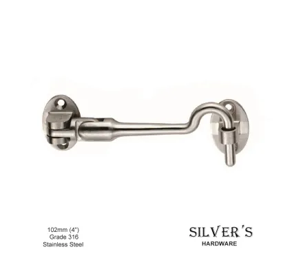 4" Steelworx Silent Pattern Cabin Hook (102mm)