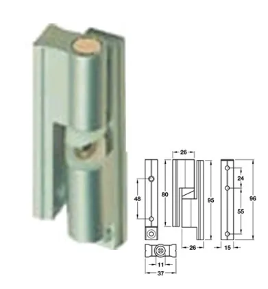 Cubicle Partition Hinge Set (Pair)