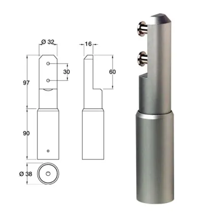 Cubicle Partition Support leg
