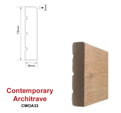 Contemporary Engineered Oak Architrave