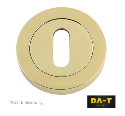 DA-Tonoli Keyhole Escutcheon - PVD Brass