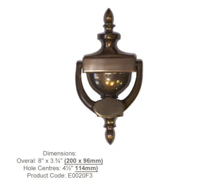 Real Bronze Urn Knocker