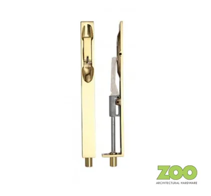 Lever Action Flush Bolt Solid - 20 x 200mm Square Profile - PB