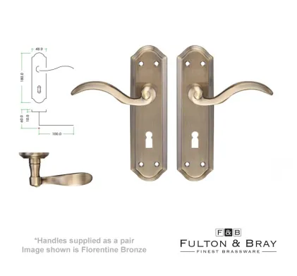 Winchester Lever on Lock-Backplate Door-Handles