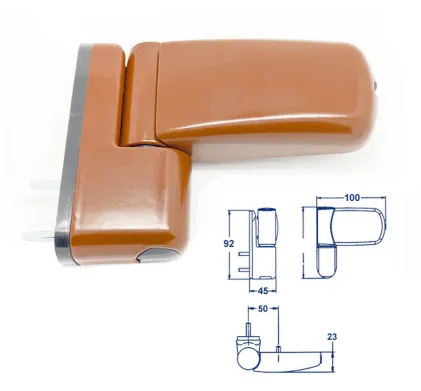 Mila iDeal Flag Hinge UPVC or Rebated Timber - Light Oak
