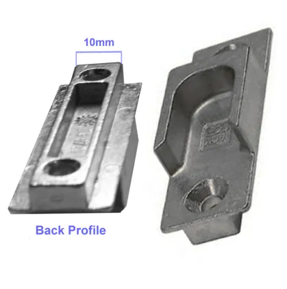 UPVC Door Roller cam receiver No.720 - To suit 10mm Track