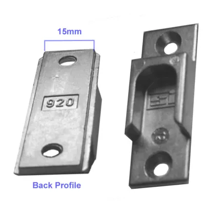 UPVC Door Roller Cam Receiver No. 920 - To suit 15mm Track