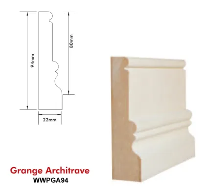 Grange Primed MDF Architrave 94mm