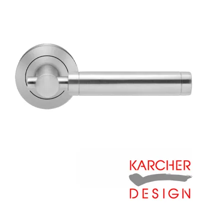 New York Lever on Rose Door Handles - Karcher SSS