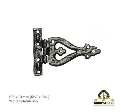 Kirkpatrick Antique Black Malleable Iron Hinge 1510