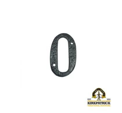50mm Kirkpatrick Black Malleable Iron Numeral (2")
