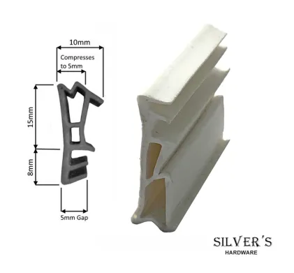 15m Roll of Replacement Munster Joinery Door & Window Seal - White