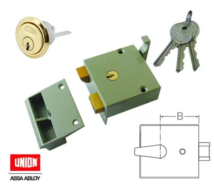 Union DeadLocking Nightlatch with Double Throw Bolt