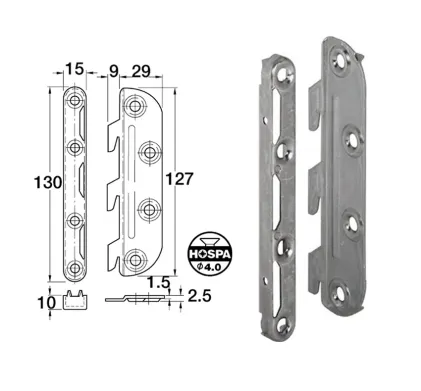 Noval K Bed Fitting 130mm
