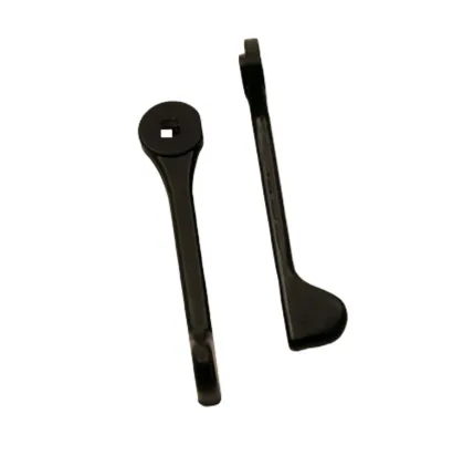 Metal Black Patio Door Levers to suit 5mm Spindle