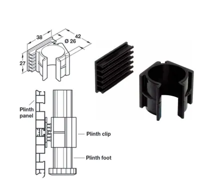 Plinth Clips to suit SSS Plinth (Pack of 12)