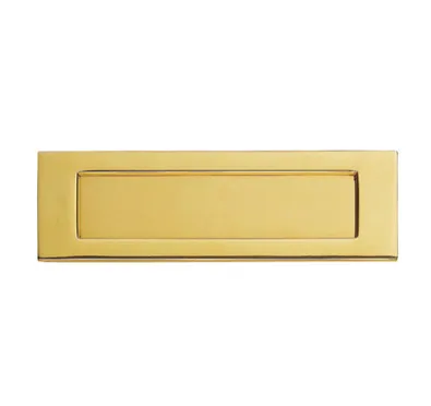 Carlisle Letterplate 257 x 80mm PVD Stainless Brass