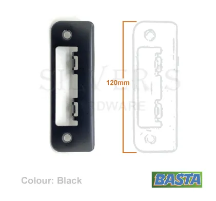Basta Spare Receiver to suit Locks Black