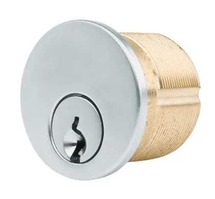 Pair of Screw-in Round Threaded Rim Cylinders